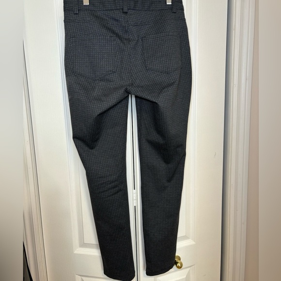 Karl Lagerfeld - Women’s Trousers Business Casual Gray and Blue Patterned Pants - Picture 2 of 8